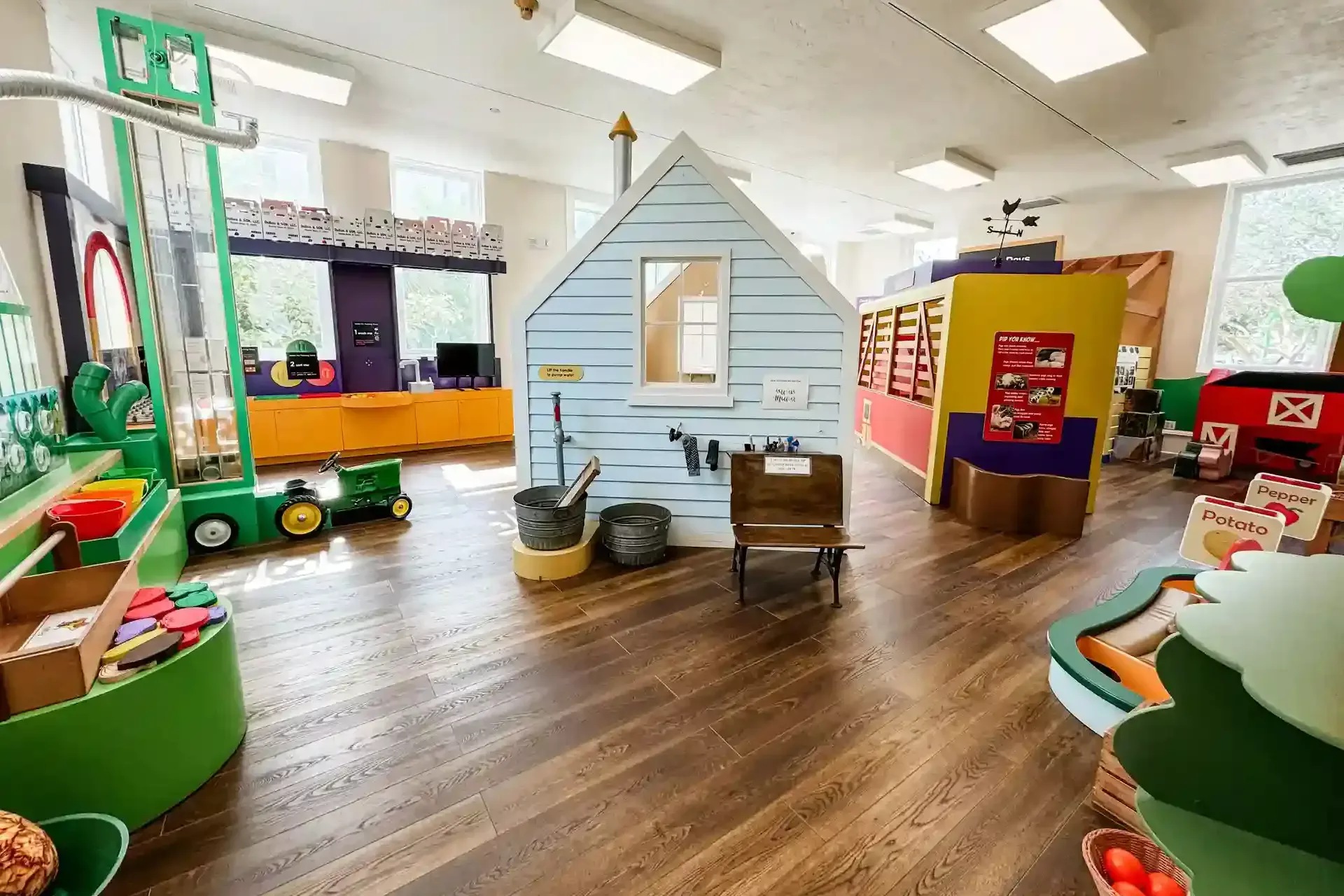 Exhibits first floor